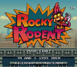 Rocky Rodent screenshot 4 for Super Nintendo